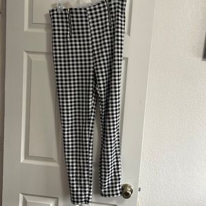 Plaid leggings